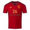 Maillot de Supporter Espagne PEDRI 26 Domicile Coupe du Monde 2022 Pour Homme